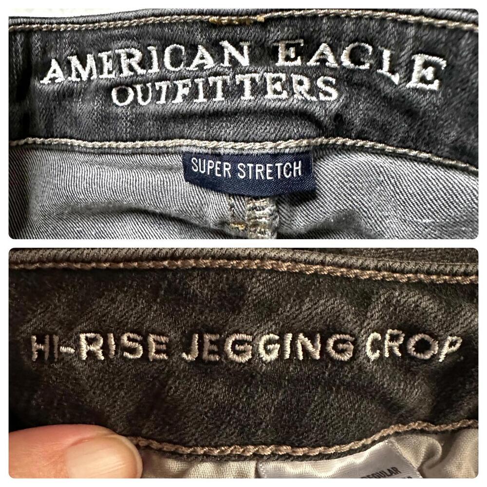 American Eagle High-Rise Jegging Crop Jeans Women’s 8 - Picture 7 of 9